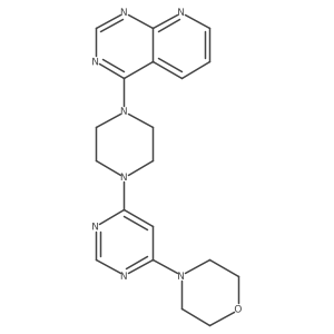 4-[6-(4-{Pyrido[2,3-d]pyrimidin-4-yl}piperazin-1-yl)pyrimidin-4-yl]morpholine Structure