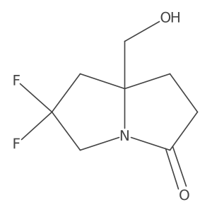 O=C1CCC2(CO)CC(F)(F)CN12结构式