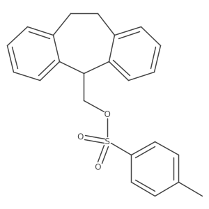 5H-Dibenzo[a,d]cycloheptene-5-methanol, 10,11-dihydro-, 5-(4-methylbenzenesulfonate) Structure