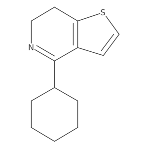 4-Cyclohexyl-6,7-dihydrothieno[3,2-c]pyridine Structure