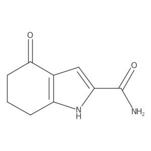 4,5,6,7-Tetrahydro-4-oxo-1H-indole-2-carboxamide Structure