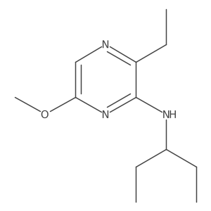 3-ethyl-6-methoxy-N-pentan-3-ylpyrazin-2-amine Structure