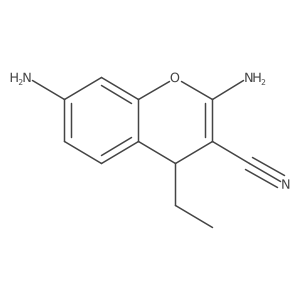 2,7-Diamino-4-ethyl-4H-chromene-3-carbonitrile Structure