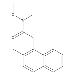 N-methoxy-N-methyl-2-(2-methyl-naphthalen-1-yl)-acetamide Structure