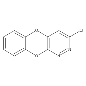 3-Chloro[1,4]benzodioxino[2,3-c]pyridazine结构式