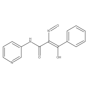 (Z)-3-hydroxy-2-nitroso-3-phenyl-N-pyridin-3-ylprop-2-enamide Structure