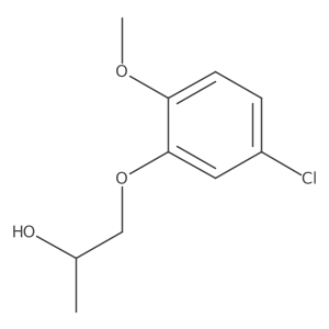 2-Propanol, 1-(5-chloro-2-methoxyphenoxy)- Structure