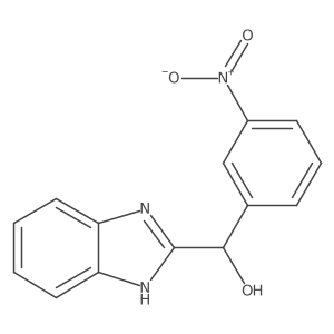 1h-Benzo[d]imidazole-2-methanol,a-(3-nitrophenyl)-结构式
