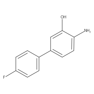 2-amino-5-(4-fluorophenyl)phenol Structure