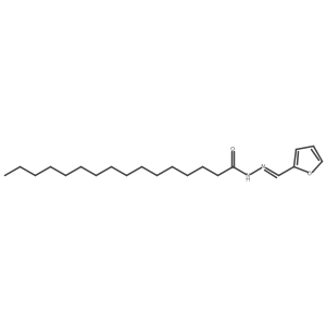 N'-(Furan-2-ylmethylene)palmitohydrazide结构式