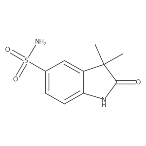 3,3-dimethyl-2-oxo-2,3-dihydro-1H-indole-5-sulfonamide Structure