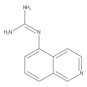1-(5-Isoquinolyl)guanidine结构式