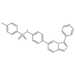 4-methyl-N-(4-(3-(pyridin-4-yl)-[1,2,4]triazolo[4,3-b]pyridazin-6-yl)phenyl)benzenesulfonamide Structure