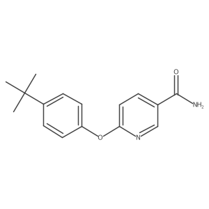 6-[4-(Tert-butyl)phenoxy]nicotinamide Structure