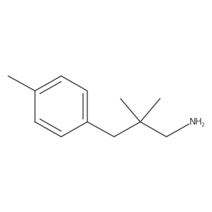 2,2-Dimethyl-3-(4-methylphenyl)propan-1-amine结构式