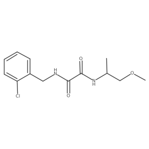 N1-(2-chlorobenzyl)-N2-(1-methoxypropan-2-yl)oxalamide结构式