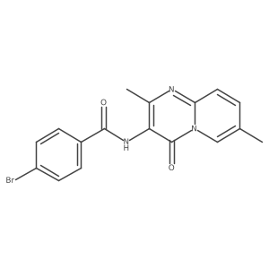 4-bromo-N-(2,7-dimethyl-4-oxo-4H-pyrido[1,2-a]pyrimidin-3-yl)benzamide Structure
