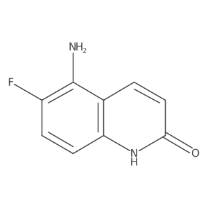 5-Amino-6-fluoroquinolin-2(1H)-one结构式