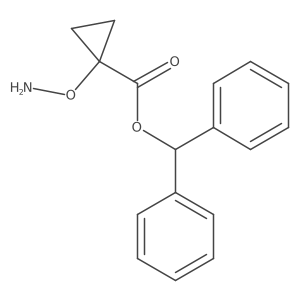 Benzhydryl 1-(aminooxy)cyclopropane-1-carboxylate Structure
