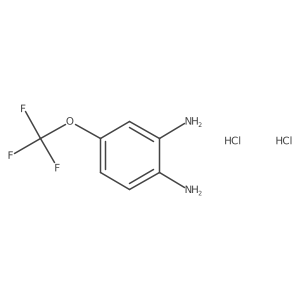 4-(Trifluoromethoxy)benzene-1,2-diamine dihydrochloride Structure