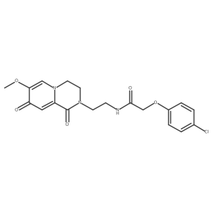 2-(4-chlorophenoxy)-N-(2-(7-methoxy-1,8-dioxo-3,4-dihydro-1H-pyrido[1,2-a]pyrazin-2(8H)-yl)ethyl)acetamide Structure