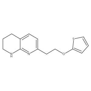 7-(2-(2-Thienyloxy)ethyl)-1,2,3,4-tetrahydro-1,8-naphthyridine结构式