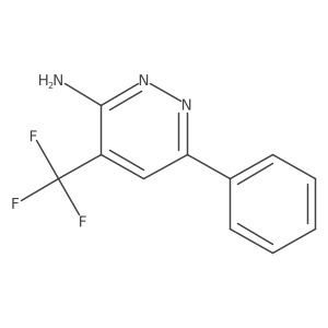 6-Phenyl-4-trifluoromethyl-pyridazin-3-ylamine Structure