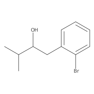 1-(2-Bromophenyl)-3-methylbutan-2-ol结构式