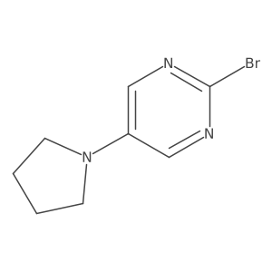 2-Bromo-5-(pyrrolidin-1-YL)pyrimidine Structure