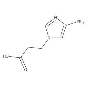 3-(4-Amino-imidazol-1-YL)-propionic acid结构式