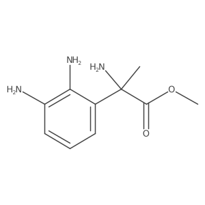 Methyl (I+/-S)-I+/-,2,3-triamino-I+/--methylbenzeneacetate Structure