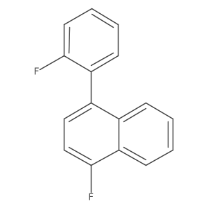 1-Fluoro-4-(2-fluorophenyl)naphthalene结构式