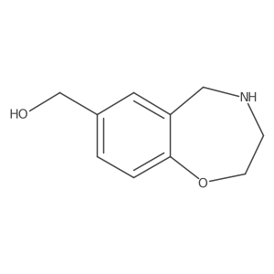 2,3,4,5-Tetrahydro-1,4-benzoxazepin-7-ylmethanol结构式