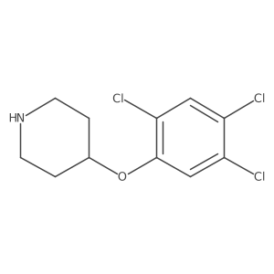 4-(2,4,5-Trichloro-phenoxy)-piperidine Structure