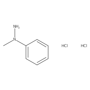 1-Methyl-1-phenylhydrazine dihydrochloride结构式