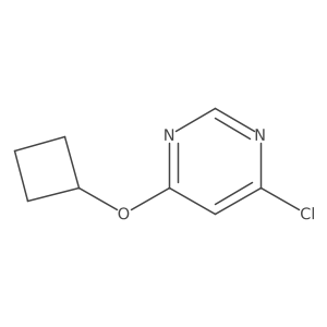 4-Chloro-6-cyclobutoxypyrimidine Structure