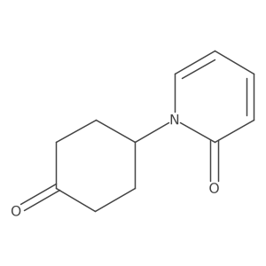 1-(4-Oxo-cyclohexyl)-1H-pyridin-2-one结构式