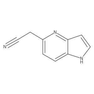 1h-Pyrrolo[3,2-b]pyridine-5-acetonitrile结构式