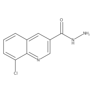 8-Chloroquinoline-3-carbohydrazide Structure