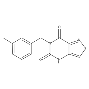 6-(3-methylbenzyl)[1,2]thiazolo[4,3-d]pyrimidine-5,7(4H,6H)-dione Structure