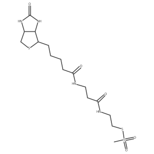 N-Biotinyl Propionylaminoethyl Methanethiosulfate结构式