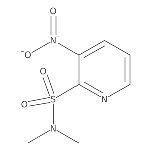 N,N-dimethyl-3-nitropyridine-2-sulfonamide Structure