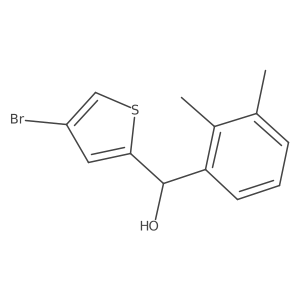 2-Thiophenemethanol, 4-bromo-I+/--(2,3-dimethylphenyl)-结构式