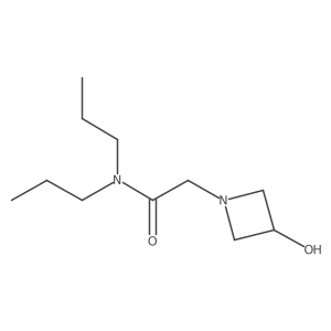 2-(3-hydroxyazetidin-1-yl)-N,N-dipropylacetamide结构式