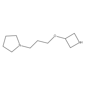 1-(3-(Azetidin-3-yloxy)propyl)pyrrolidine Structure