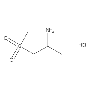 (R)-1-(Methylsulfonyl)propan-2-amine hydrochloride Structure