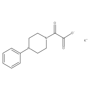Potassium 2-oxo-2-(4-phenylpiperazin-1-yl)acetate结构式