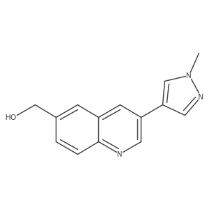 3-(1-Methyl-1h-pyrazol-4-yl)-6-quinolinemethanol结构式