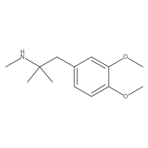 3,4-Dimethoxy-N,I+/-,I+/--trimethylbenzeneethanamine结构式