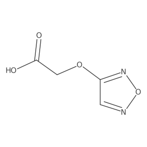 2-((1,2,5-Oxadiazol-3-yl)oxy)acetic acid Structure